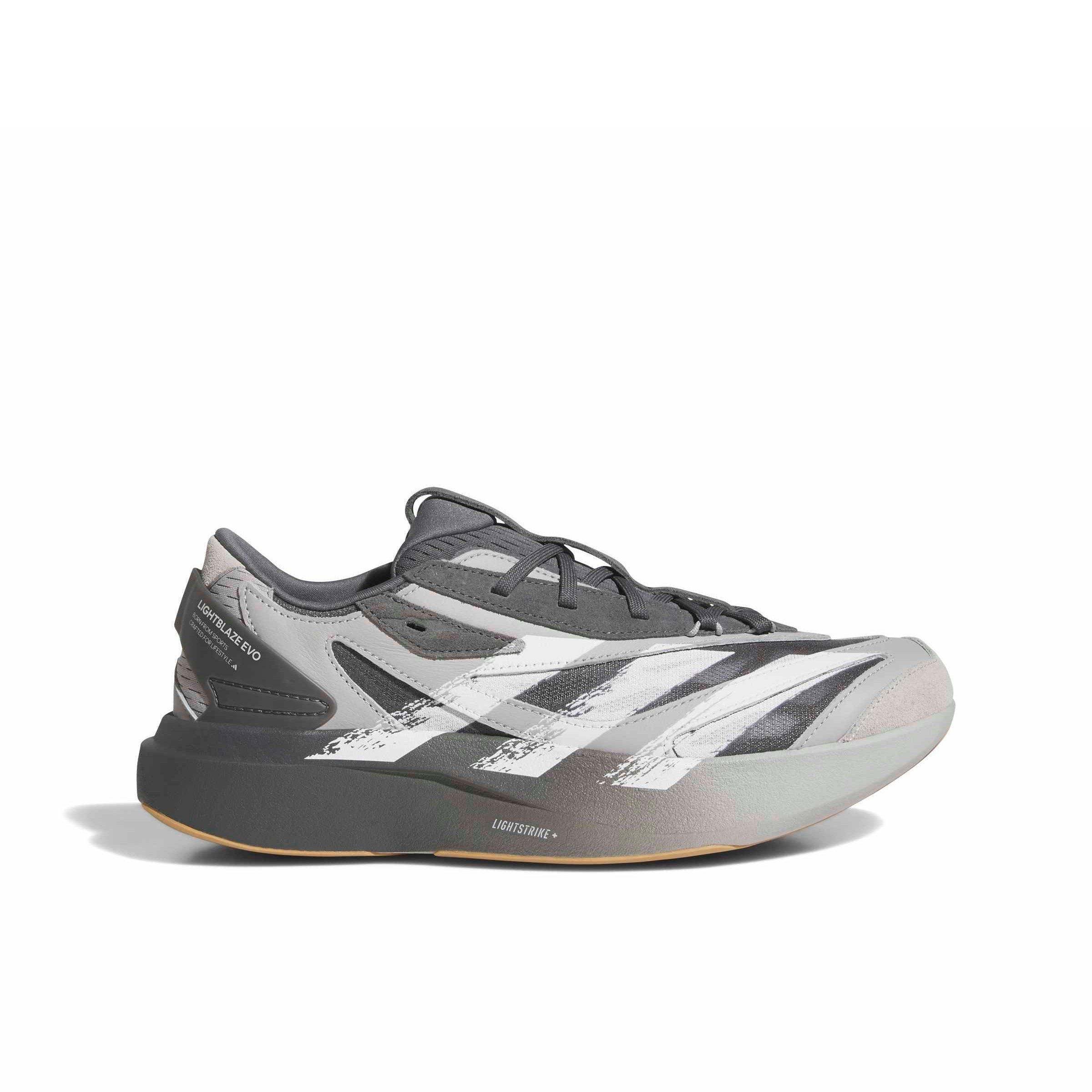 adidas Lightblaze EVO SL "Grey Two/Ftwr White/Grey Five" Men's Shoe - GREY/WHITE/GREY
